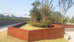 张家川耐候钢挡土墙